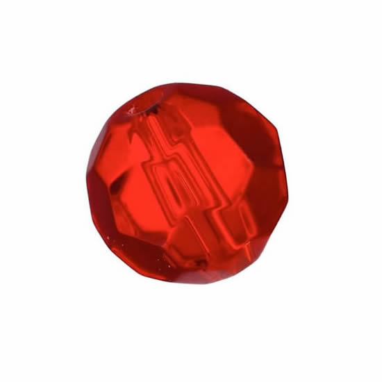 Glass Beads - 8mm Red